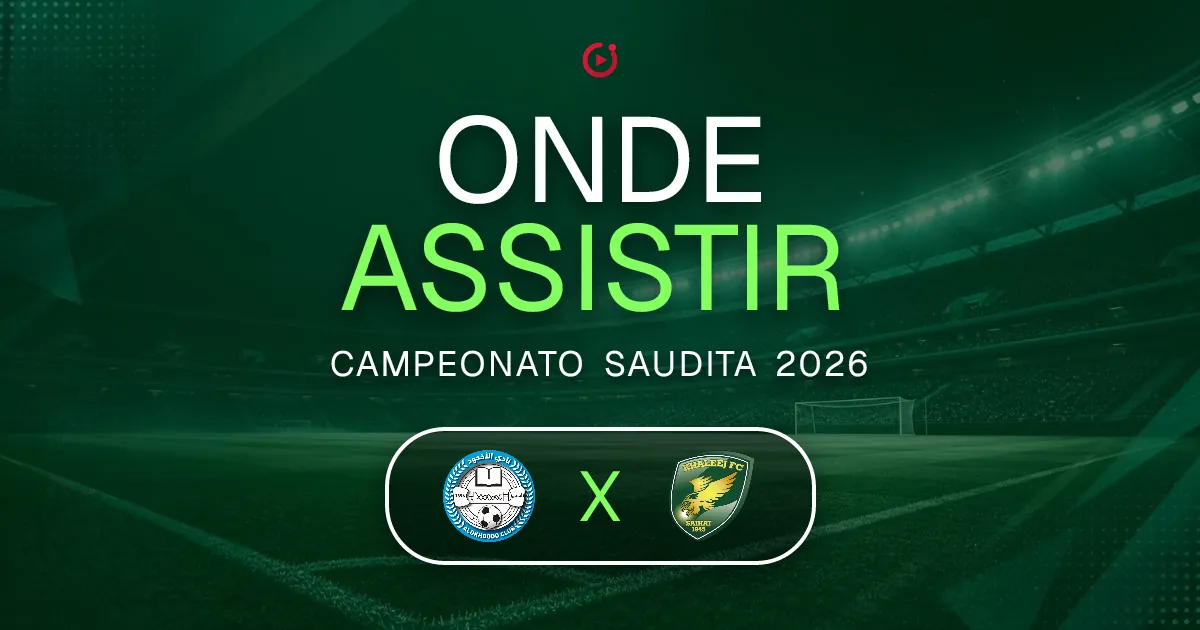 Al Okhdood x Al Khaleej: horário e onde assistir ao jogo do Campeonato Saudita