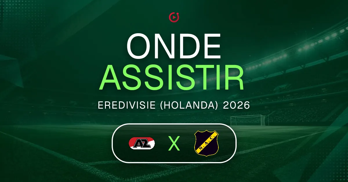 AZ Alkmaar x NAC Breda: horário e onde assistir ao jogo do Eredivisie (Holanda)