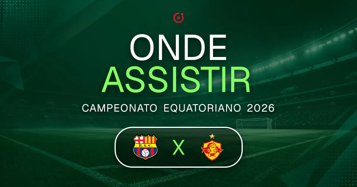 Barcelona SC x Aucas: horário e onde assistir ao jogo do Campeonato Equatoriano