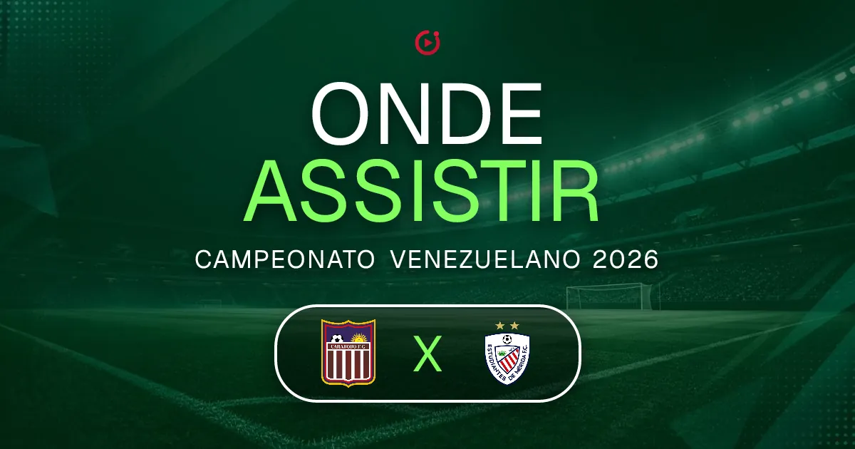 Carabobo x Estudiantes de Mérida: horário e onde assistir ao jogo do Campeonato Venezuelano
