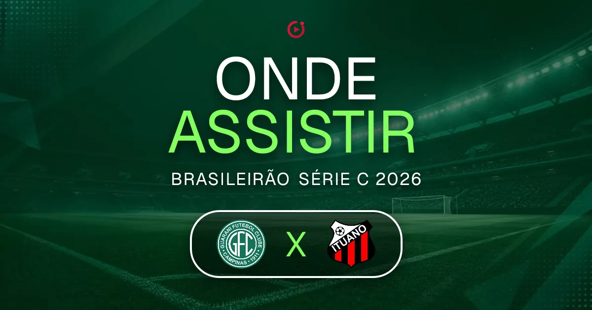Guarani x Ituano: horário e onde assistir ao jogo do Brasileirão Série C