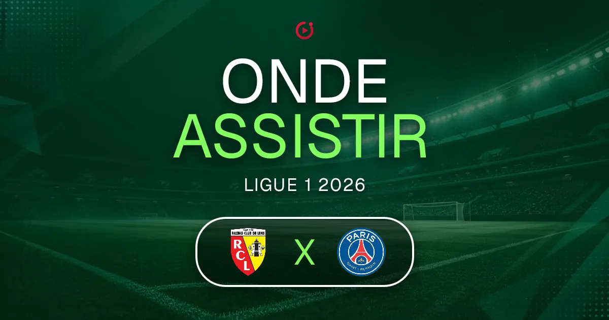 Lens x Paris Saint-Germain: horário e onde assistir ao jogo do Ligue 1