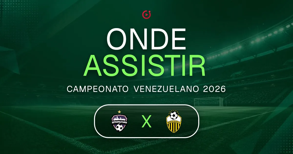 Metropolitanos FC x Deportivo Táchira: horário e onde assistir ao jogo do Campeonato Venezuelano
