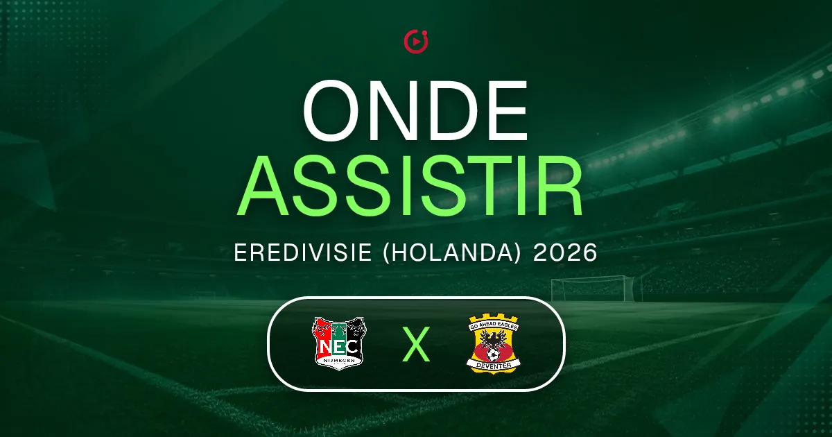 NEC Nijmegen x Go Ahead Eagles: horário e onde assistir ao jogo do Eredivisie (Holanda)
