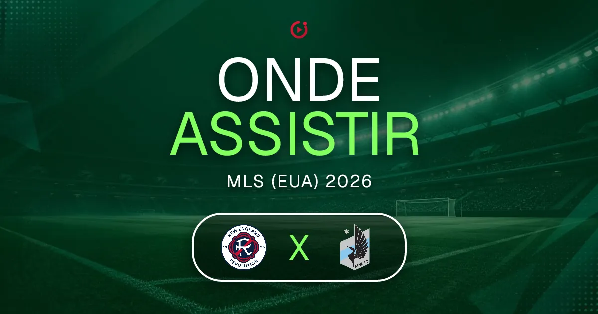 New England Revolution x Minnesota United FC: horário e onde assistir ao jogo do MLS (EUA)