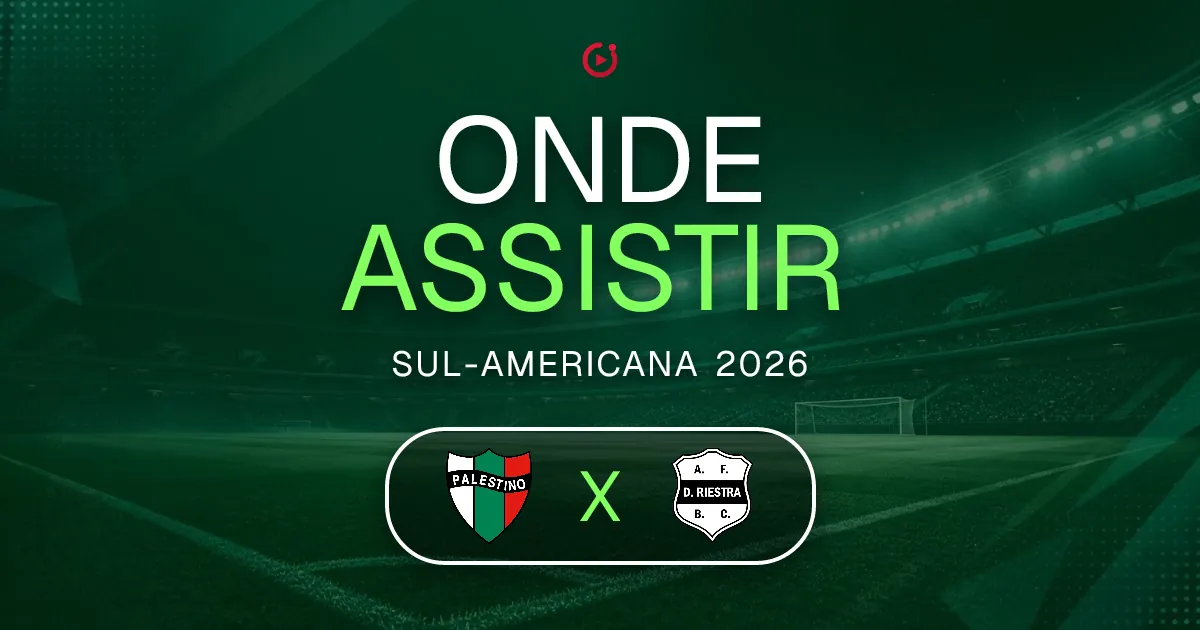 Palestino x Deportivo Riestra: horário e onde assistir ao jogo do Sul-Americana