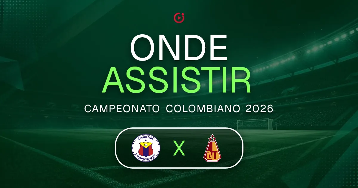 Deportivo Pasto x Deportes Tolima: horário e onde assistir ao jogo do Campeonato Colombiano