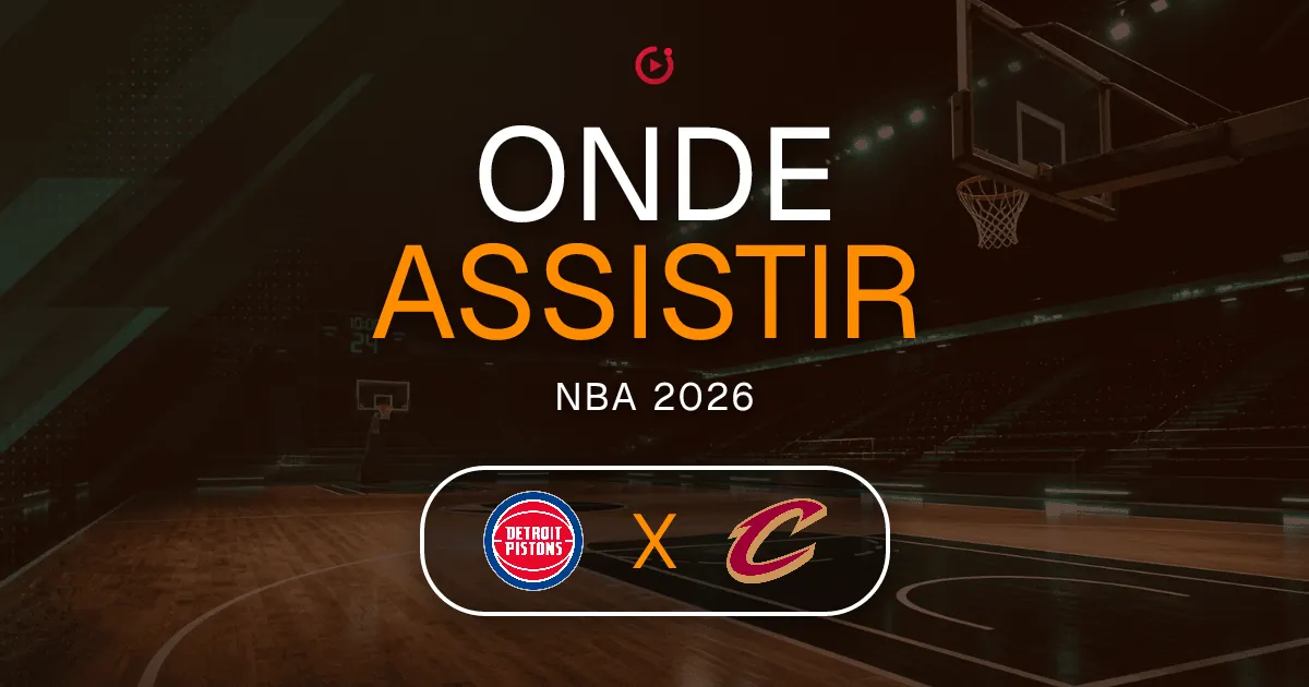 Detroit Pistons x Cleveland Cavaliers: horário e onde assistir ao jogo do NBA