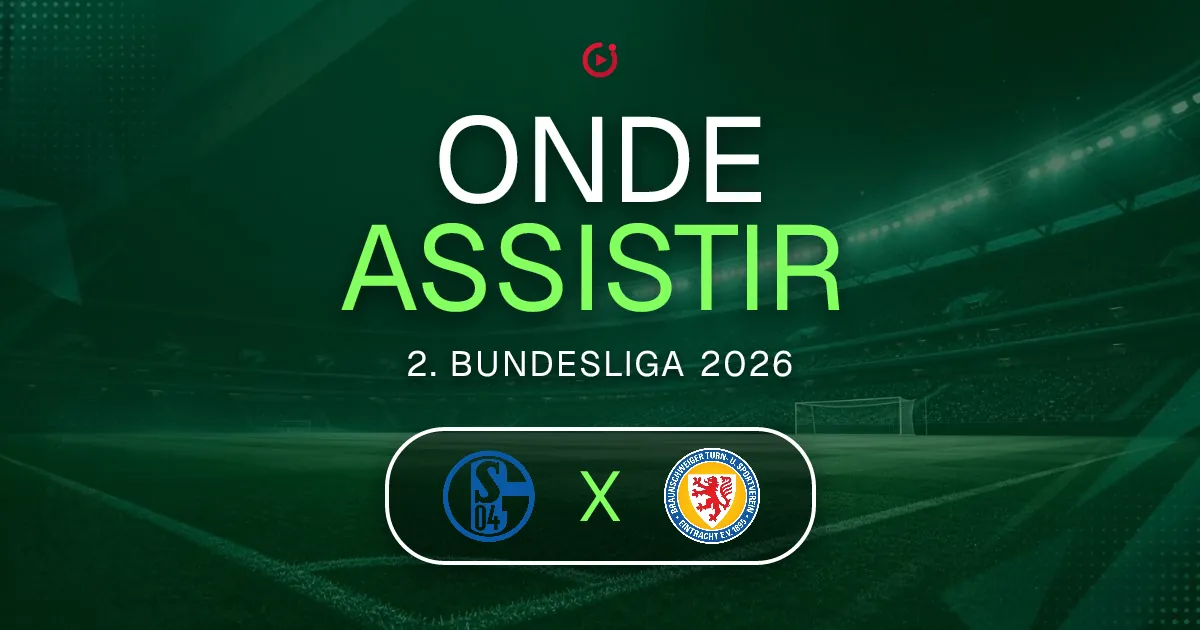 Schalke 04 x TSV Eintracht Braunschweig: horário e onde assistir ao jogo do 2. Bundesliga